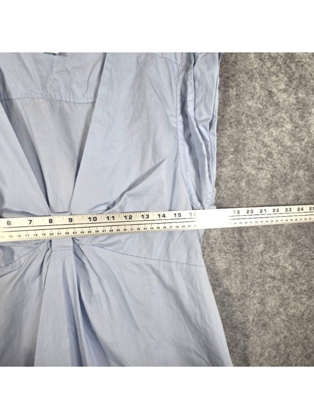 Steve Madden Women Mini Dress Cap Sleeve V Neckline Light Blue Size XXL Casaul - Picture 4 of 9